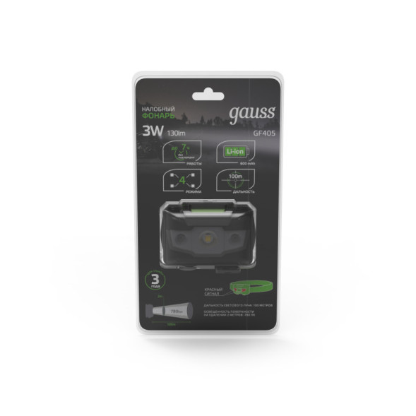 Фонарь Gauss GFL GF405