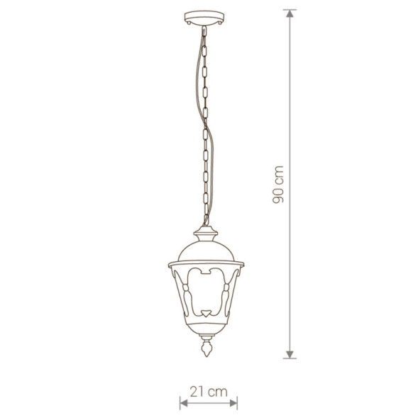 Подвесной уличный светильник Nowodvorski TYBR 4684