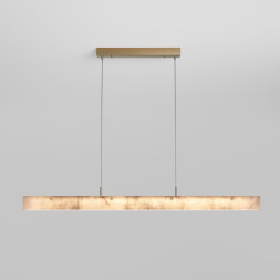 Линейный светильник Eurosvet 604053 LED латунь/ алебастр Alabaster