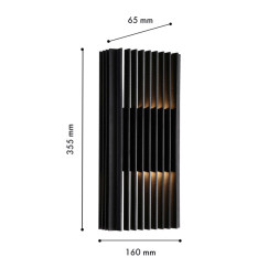 Уличный настенный светильник Favourite Strudel 4297-2W