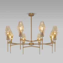 Люстра на штанге Eurosvet Prism 60143/8 латунь