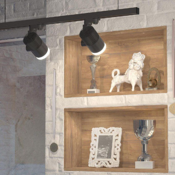 Светодиодный трековый светильник Elektrostandard Accord Черный 30W 4200K (LTB44) трехфазный