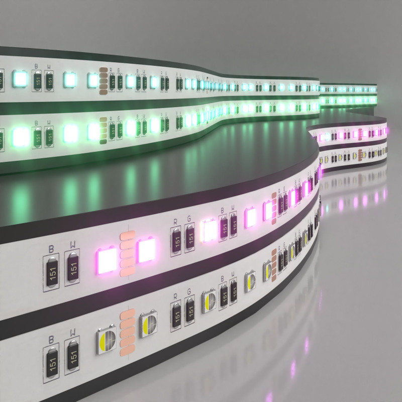 Лента Elektrostandard 60Led 24W IP20 RGB 6500K 0W 24V RGB+белый IP20