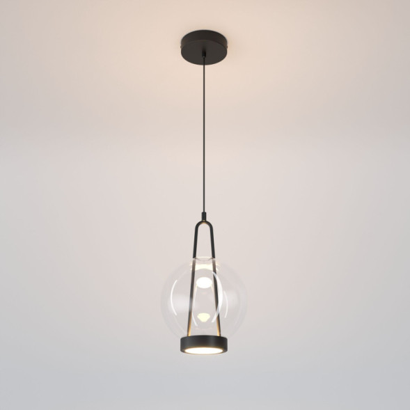 Подвесной светильник Eurosvet 50267/1 LED черный Frasco