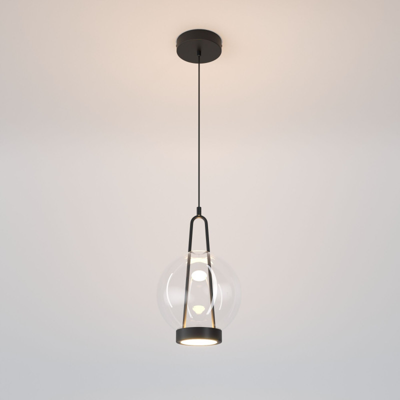 Подвесной светильник Eurosvet 50267/1 LED черный Frasco