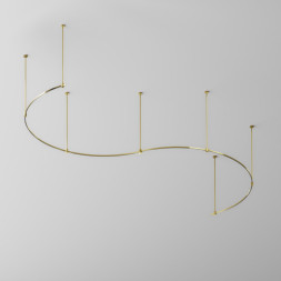 Трековый магнитный шинопровод Maytoni Technical TRX154-2SR-D1800-BS Magnetic trаck system Flarity латунь