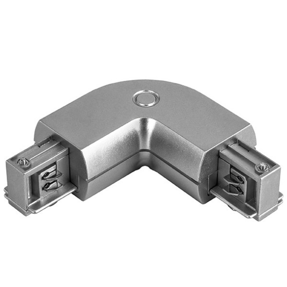 Коннектор для шинопровода Lightstar Track 3 gray 504129