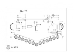 Потолочная люстра Lightstar Monile 704172