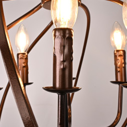 Подвесная люстра ImperiumLoft 294283-23 Cagie Dark Chocolate