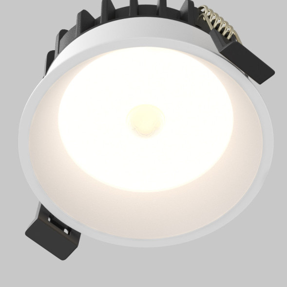 Влагозащищенный точечный светильник Maytoni Technical DL055-8W4K-SEN-W Okno