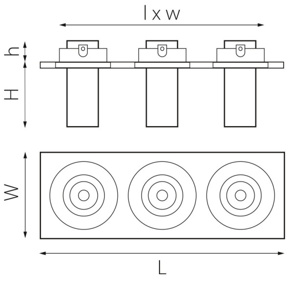 Встраиваемый точечный светильник Lightstar INTERO i536264