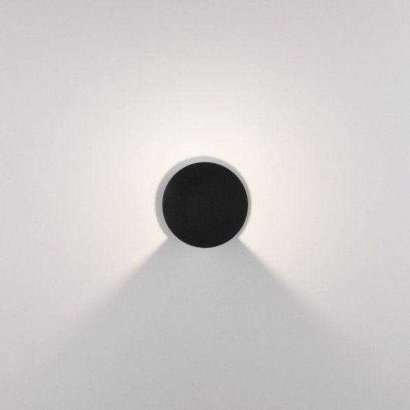 Уличный настенный светильник Elektrostandard 1540 TECHNO LED Nimbus Чёрный