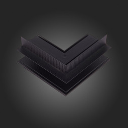 Коннектор для шинопровода ST-Luce Track Black magnet in ГКЛ 12мм ST007.459.12