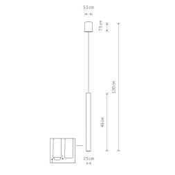 Подвесной светильник Nowodvorski Laser 490 10453