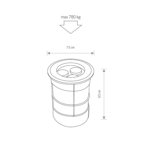Тротуарный светильник Nowodvorski Picco Led 9104
