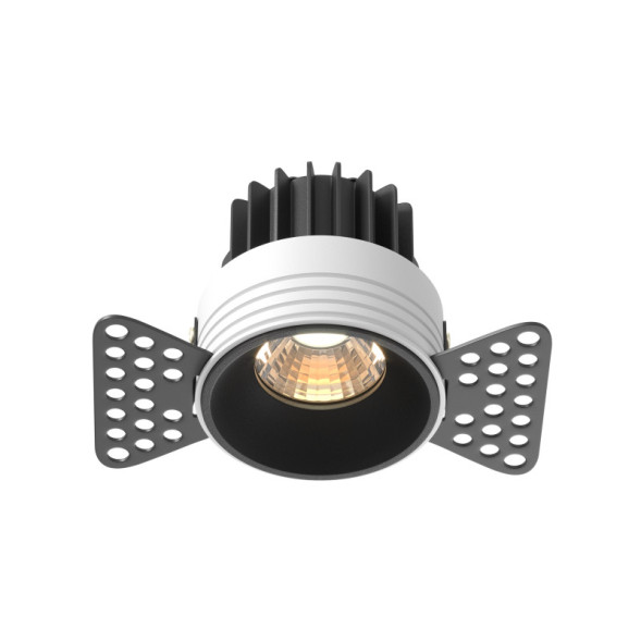Встраиваемый точечный светильник Maytoni Technical ROUND DL058-7W3K-TRS-B