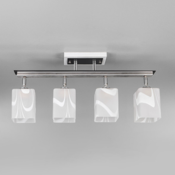 Люстра на штанге Eurosvet Leweis 3525/4 алюминий