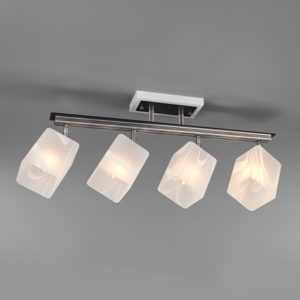 Люстра на штанге Eurosvet Leweis 3525/4 алюминий