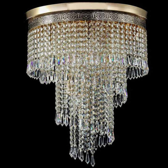 Люстра потолочная DIA522-CL-07-G Maytoni Diamant crystal+T522