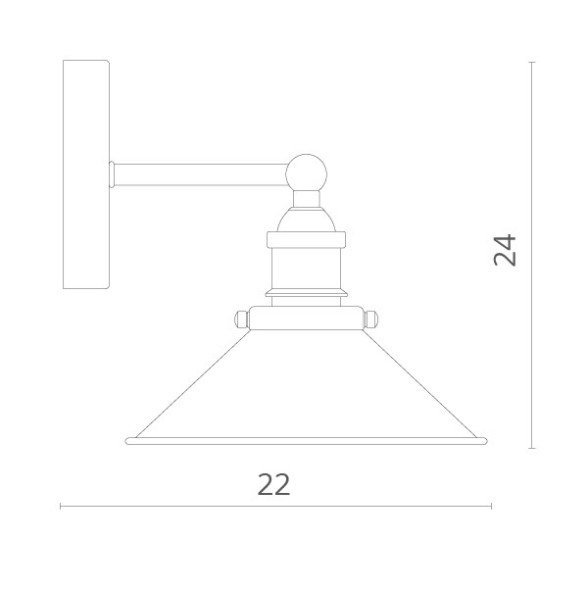 Бра Divinare Delta 2003/02 AP-1