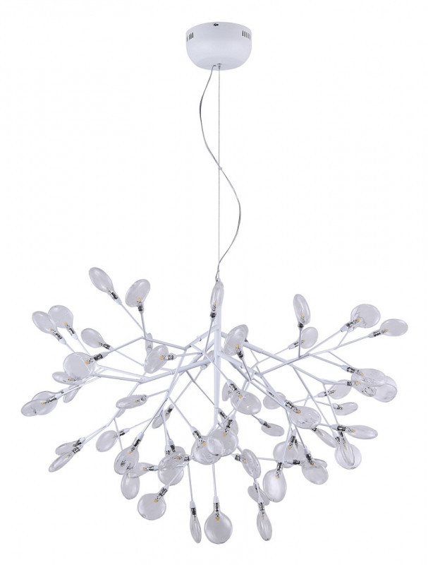 Подвесная люстра Crystal Lux Evita EVITA SP63 WHITE/TRANSPARENT