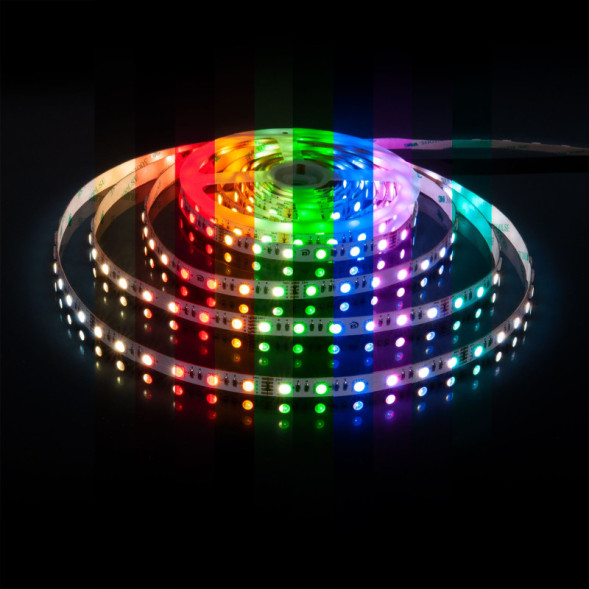 Лента Elektrostandard 60Led 24W IP20 RGB 4200K 0W 24V RGB+белый IP20
