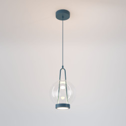 Подвесной светильник Eurosvet 50267/1 LED синий Frasco