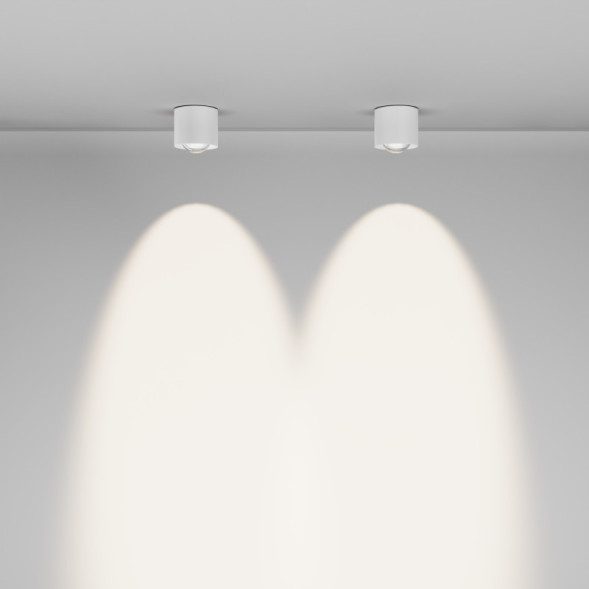 Влагозащищенный точечный светильник Maytoni Technical C217CL-15W4K-W Lens