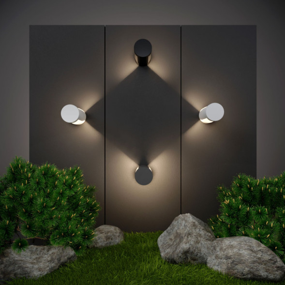 Уличный настенный светильник Elektrostandard 1540 TECHNO LED Nimbus Серый