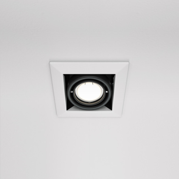 Встраиваемый точечный светильник Maytoni Technical Metal Modern DL008-2-01-W