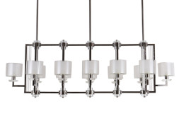 Подвесная люстра Newport 4408+4/S black glossy