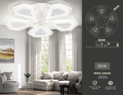 Потолочная люстра Ambrella Light ACRYLICA FA4030