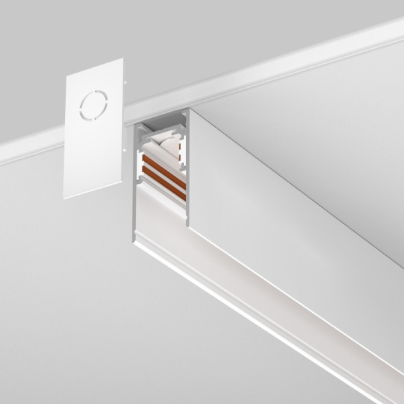 Накладной магнитный шинопровод Maytoni Technical Magnetic track system Exility белый TRX034-411W