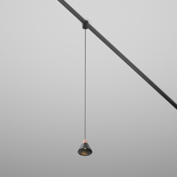 Магнитный трековый светильник Maytoni Technical CONO TR166-1-7W3K-M-B