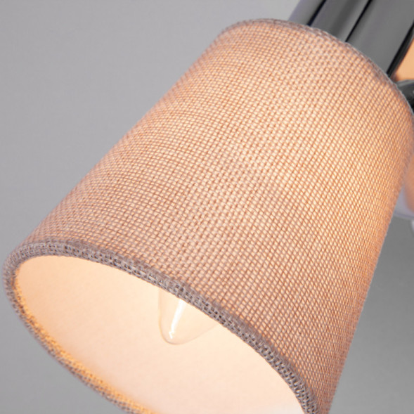 Бра Eurosvet Culver 20080/1 хром/бежевый