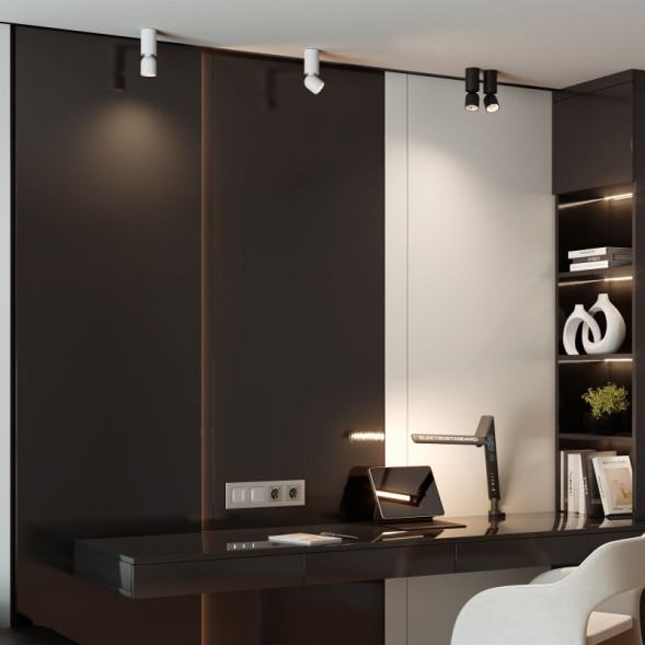 Спот Elektrostandard 25106/LED 8W 4000K черный