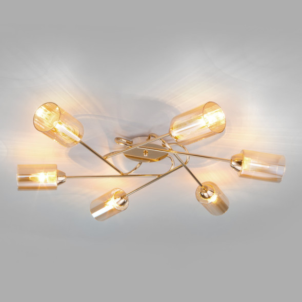 Потолочная люстра Eurosvet Motive 30167/6 золото