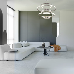 Каскадная люстра Eurosvet Olympia 90179/5 сатин-никель