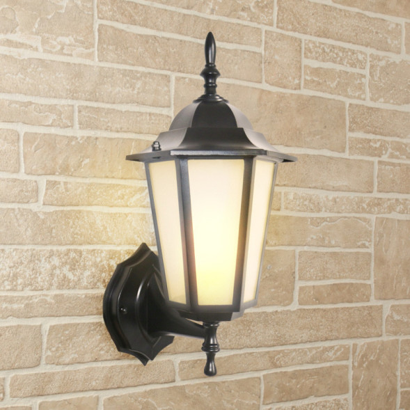 Уличный настенный светильник Elektrostandard GL 1004U черный