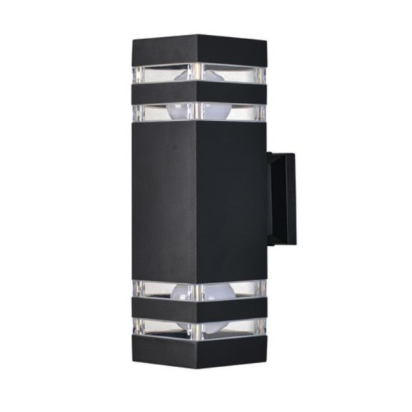 Уличный настенный светильник ARTE Lamp Heather A4413AL-2BK