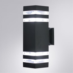 Уличный настенный светильник ARTE Lamp Heather A4413AL-2BK