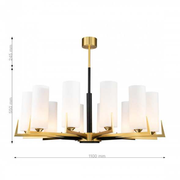 Люстра на штанге Favourite MAXIMO 2623-12P