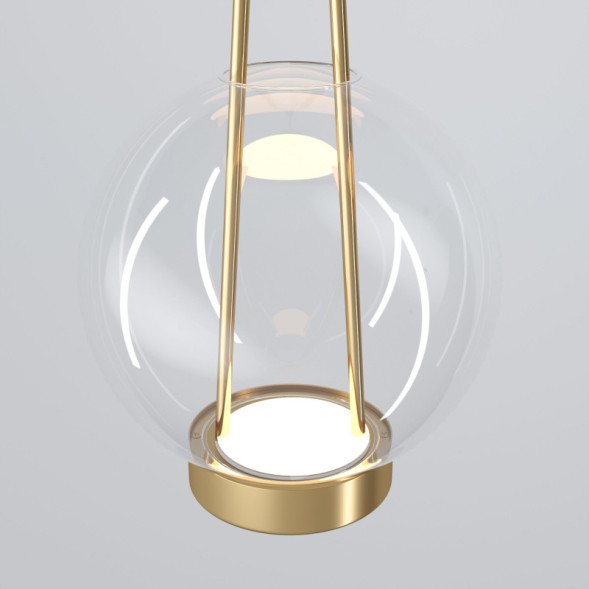 Подвесной светильник Eurosvet 50267/1 LED латунь Frasco