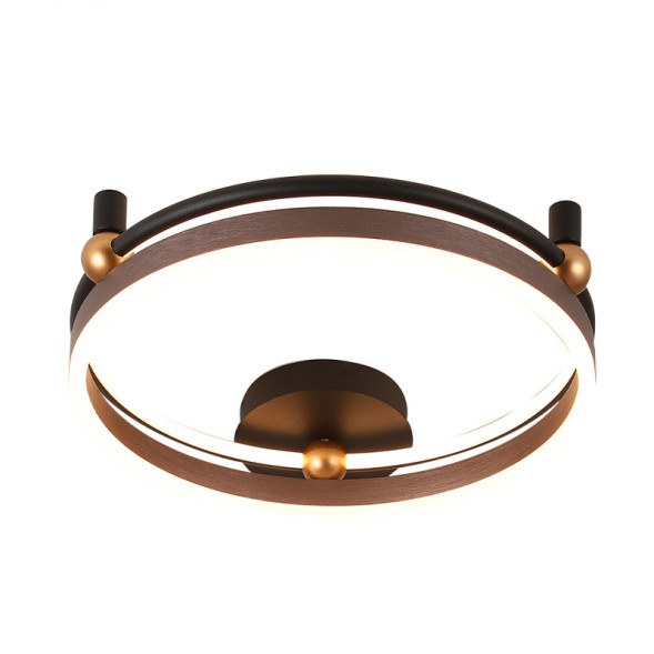 Потолочный светильник Crystal Lux FERNANDO PL48W LED COFFEE/BLACK