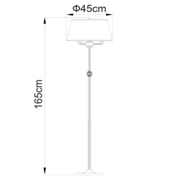Торшер ARTE Lamp ALICE A3579PN-3AB