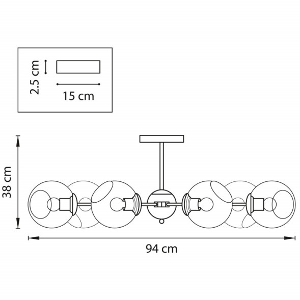 Люстра на штанге Lightstar Beta 785067