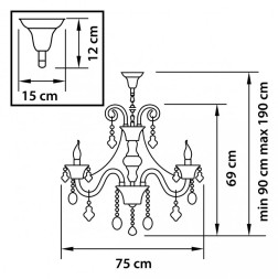 Подвесная люстра Lightstar Tesoro 710082