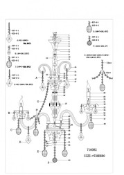 Подвесная люстра Lightstar Tesoro 710082