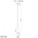 Точечный светильник iLamp LOFTY 10705-1 WH-BR