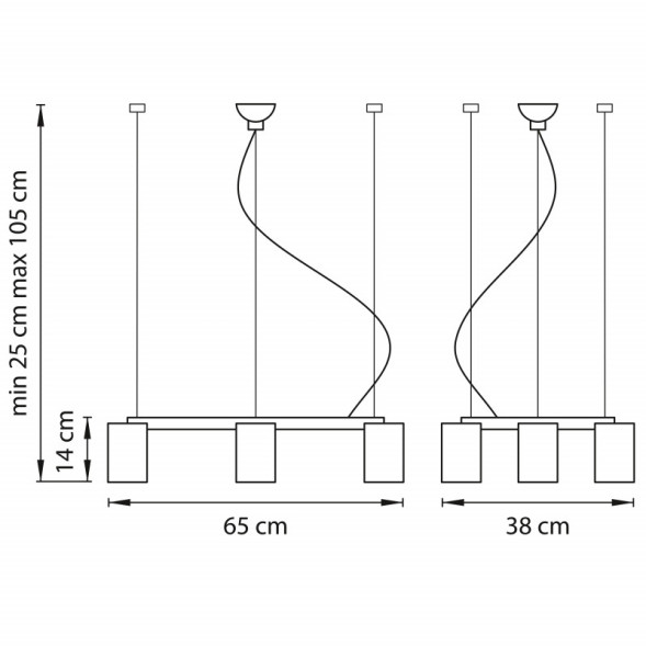 Подвесной светильник Lightstar Qubica 805060
